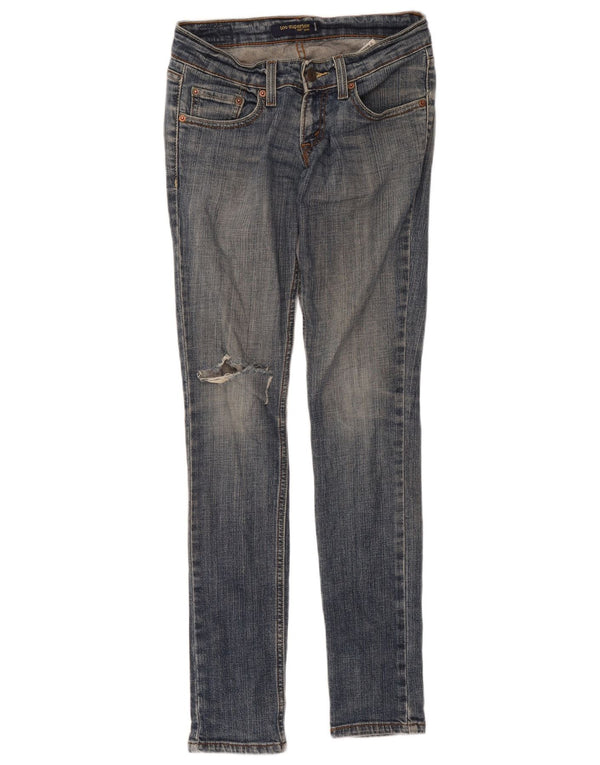 Blugi skinny învechiți 524 Too Superlow Levi's pentru femei US 0 XS W30 L30 Albastru