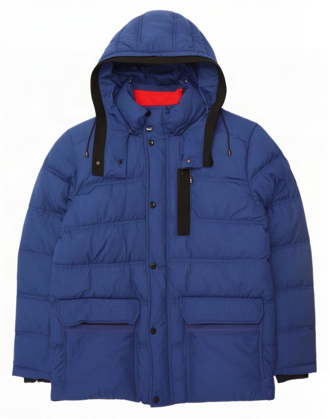 Jachetă căptușită cu glugă pentru bărbați Tommy Hilfiger UK 40 Poliester albastru mare