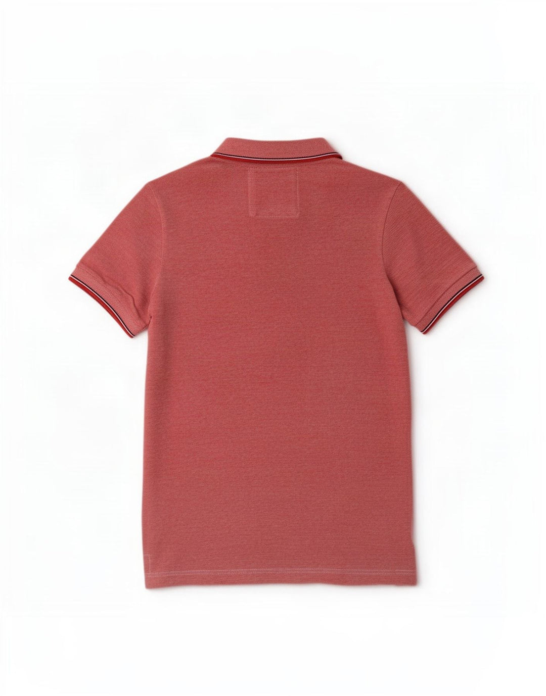 Tricou polo pentru bărbați Superdry, bumbac roz mediu