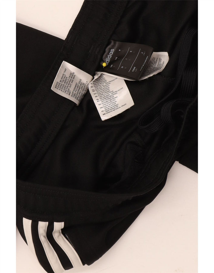 Pantaloni de trening Adidas Climalite pentru femei UK 14 Poliester negru mare