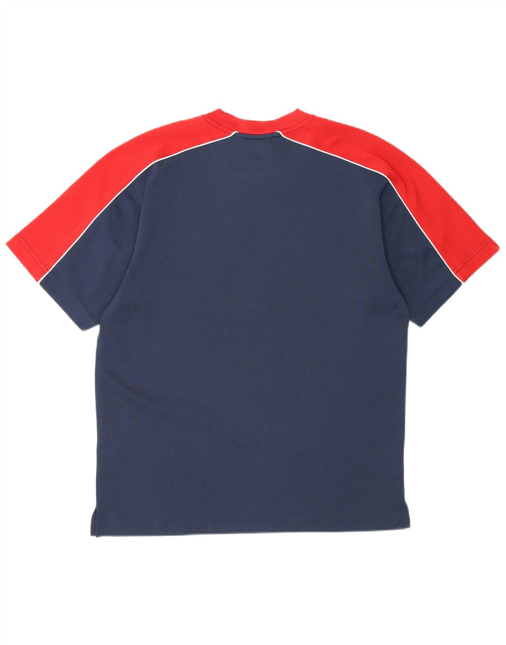 Tricou pentru bărbați Reebok Top mic, bleumarin, poliester color bloc