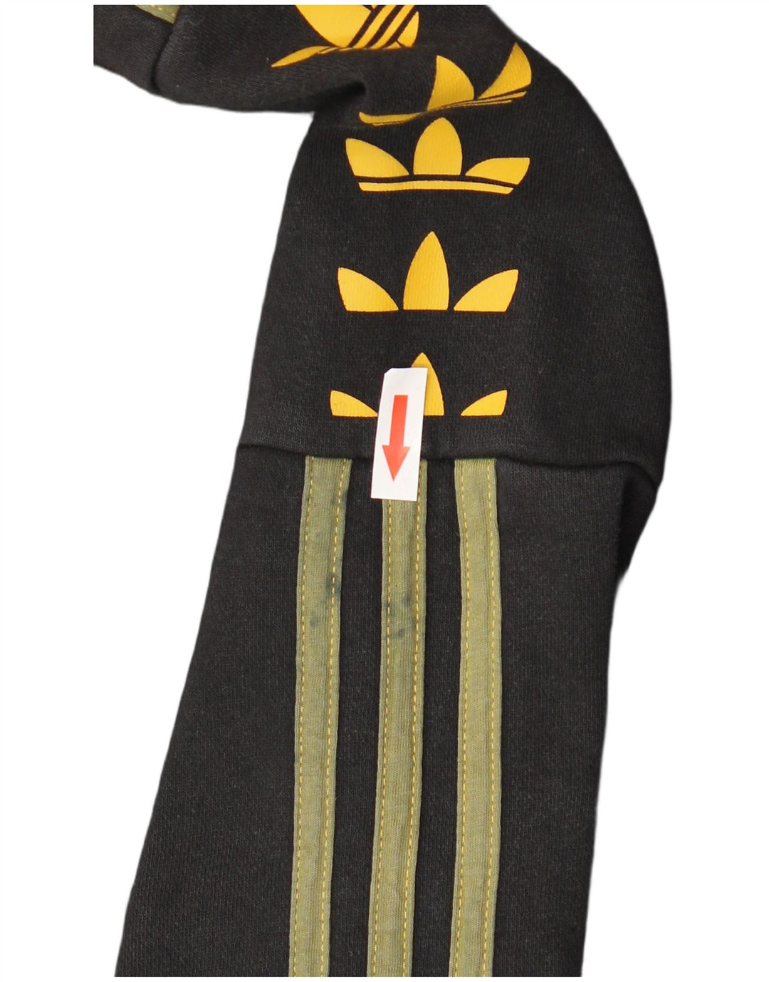 Pulover ADIDAS pentru bărbați cu glugă grafică, bumbac mediu negru