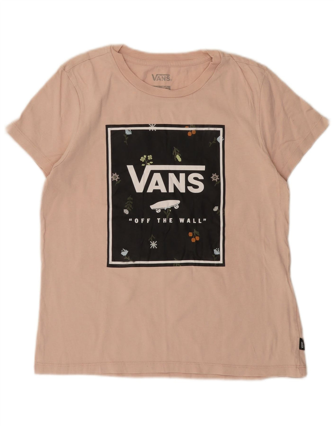 VANS Tricou cu grafic pentru femei Top UK 12 Medium Pink Bumbac
