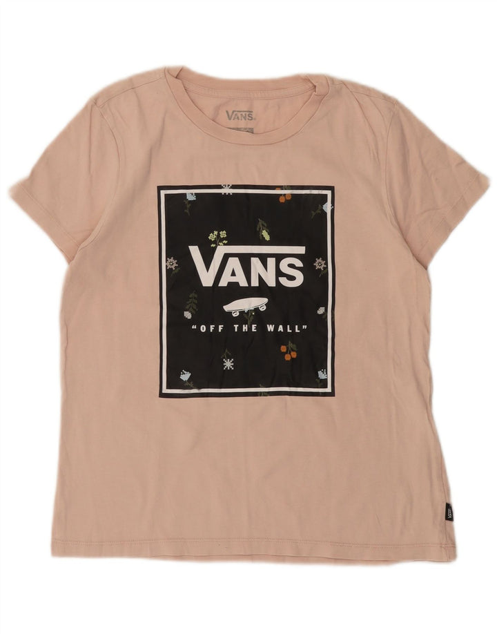 VANS Tricou cu grafic pentru femei Top UK 12 Medium Pink Bumbac