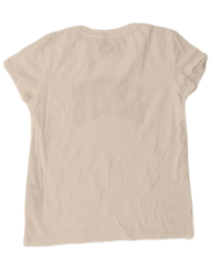 Tricou grafic Levi's pentru femei Top UK 14 Medium White Bumbac