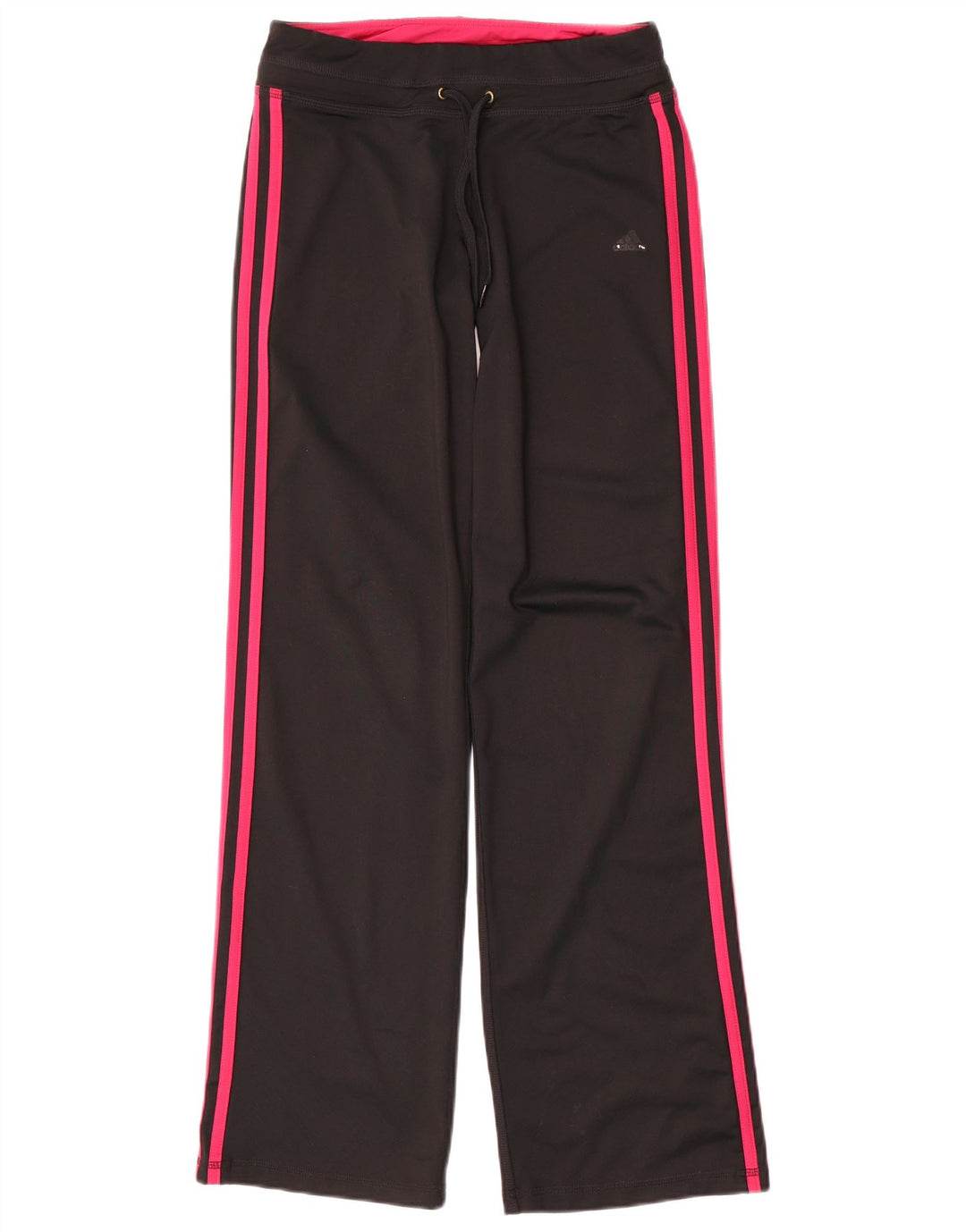 Pantaloni de trening Adidas Climalite pentru femei UK 8/10 Poliester negru mic