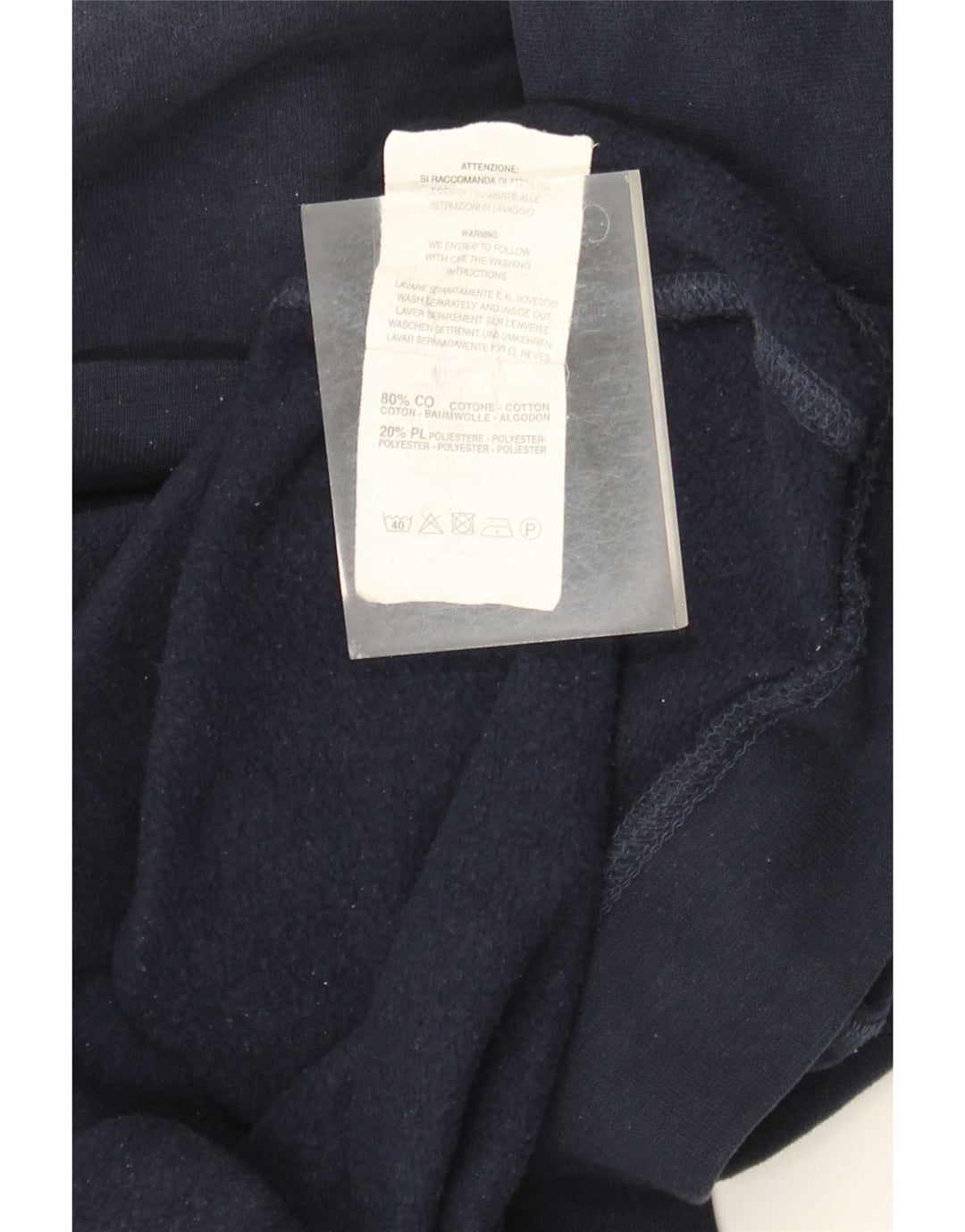 Pulover cu grafic pentru bărbați Carrera, 2XL, bumbac bleumarin
