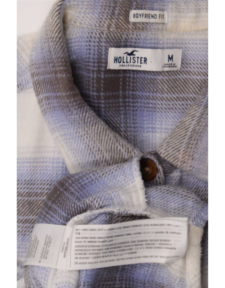 Cămașă Hollister pentru femei Boyfriend Fit Flannel Medium Multicoloră în carouri