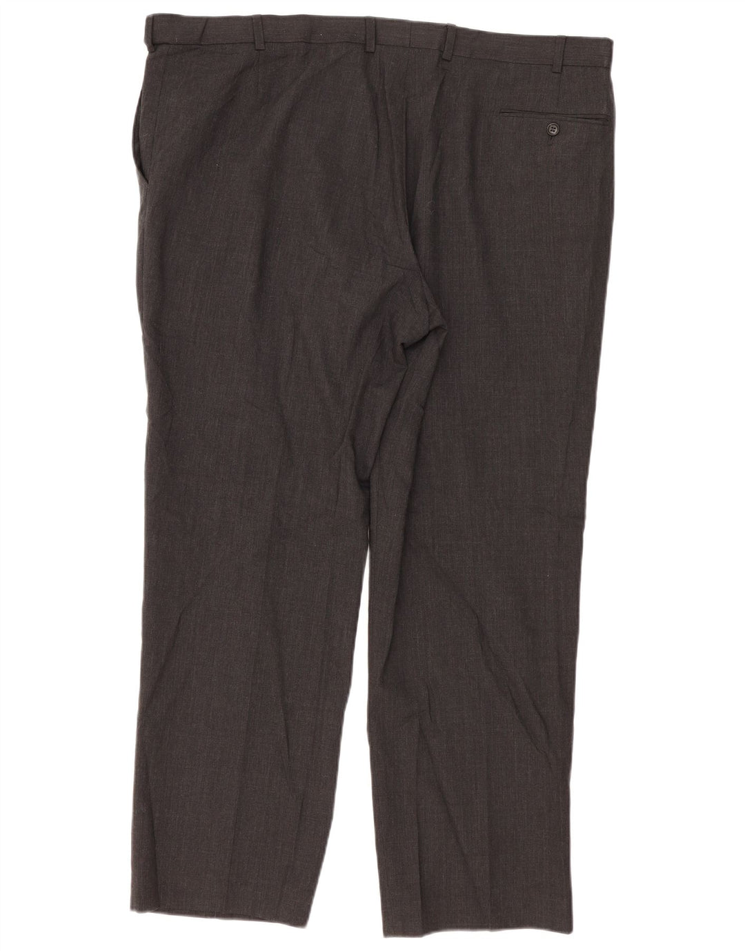 Pantaloni de costum pentru bărbați Marks & Spencer, cu tăiere obișnuită, L44 L31 Lână gri