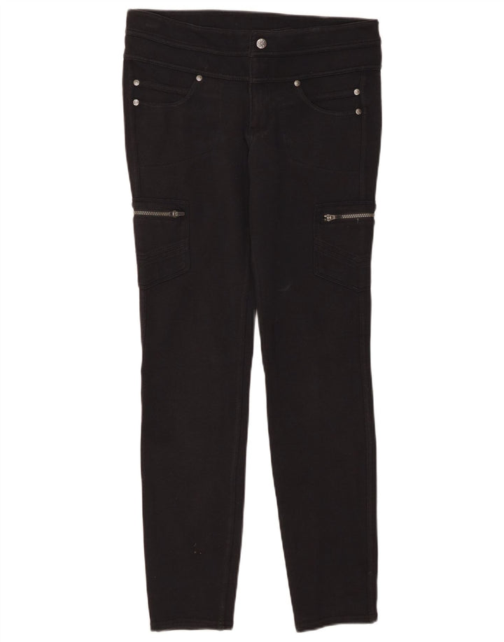 Pantaloni cargo skinny ATHLETA pentru femei US 0 XS W28 L27 bumbac negru