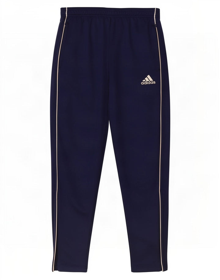 Pantaloni de trening Adidas Climalite pentru bărbați, poliester mediu bleumarin