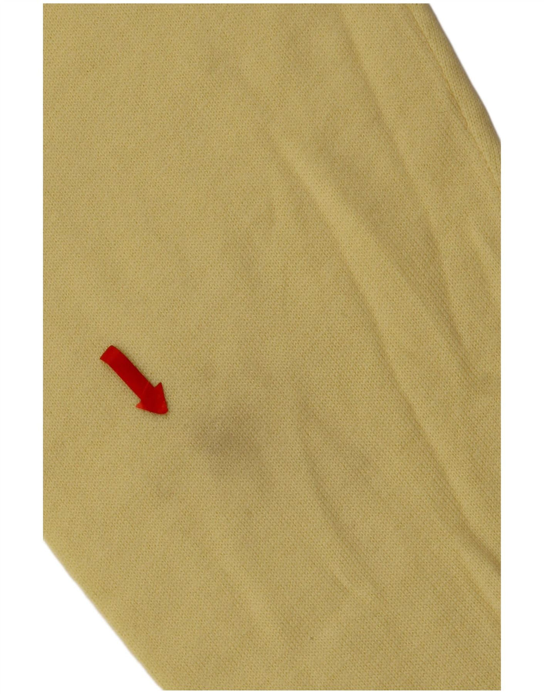 Pulover cu decolteu în V Erin pentru bărbați, lână virgină, galbenă, mare