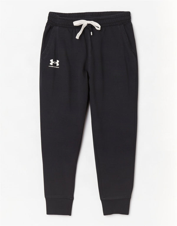 Pantaloni de trening pentru femei Under Armour Pantaloni de jogging UK 16 Bumbac negru mare