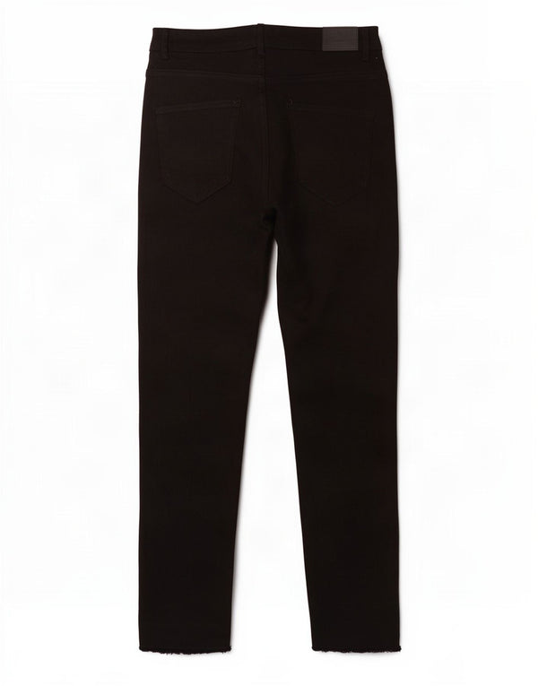 Blugi slim pentru femei cu talie înaltă Zara EU 44 XL W34 L28 bumbac negru