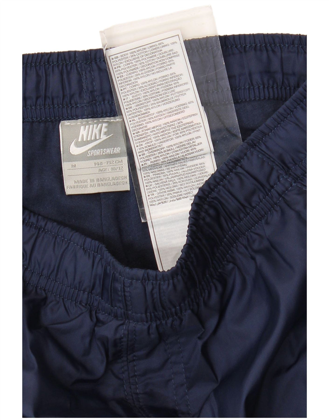 Pantaloni de trening NIKE Băieți 10-11 ani Nailon mediu bleumarin