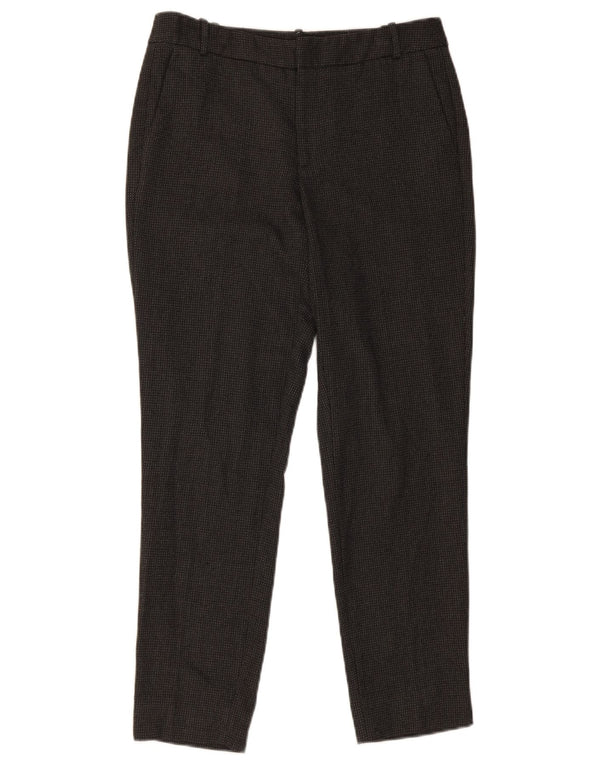 Pantaloni de costum slim pentru femei Zara EU 36 XS W26 L28 Gri Argyle/Diamond