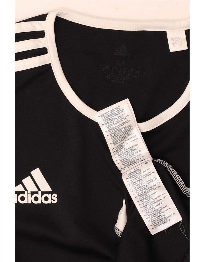 Tricou pentru bărbați Adidas Aeroready Top Mediu Poliester Negru