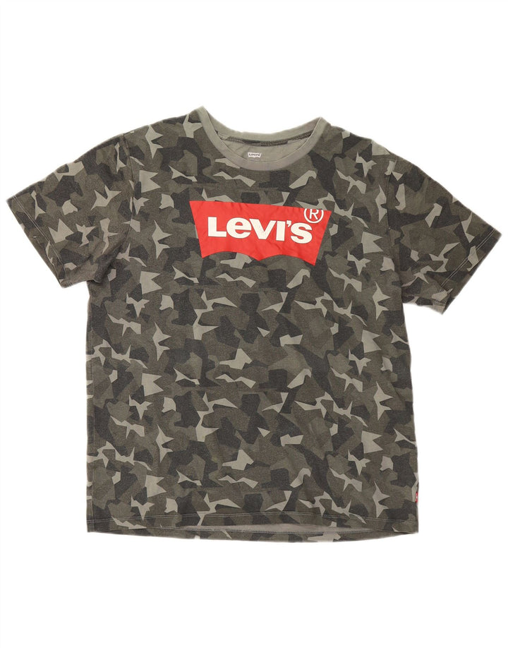 Tricou grafic pentru bărbați Levi's Top mare, multicolor, din bumbac camuflat