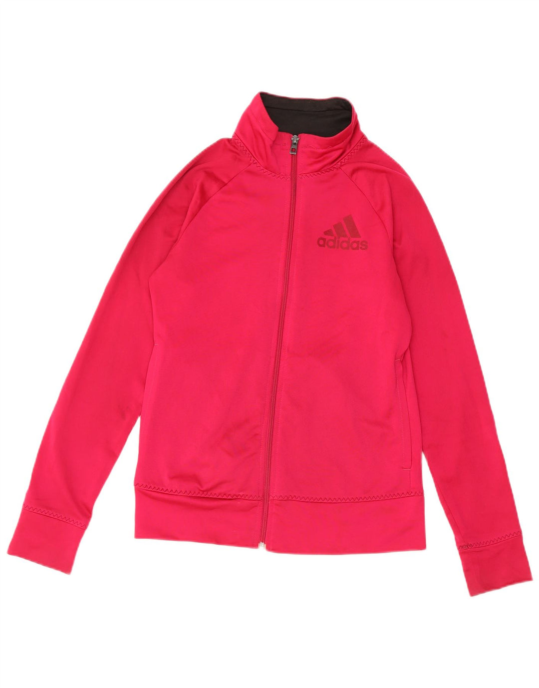 Jachetă de trening pentru femei Adidas UK 4/6 XS poliester roz