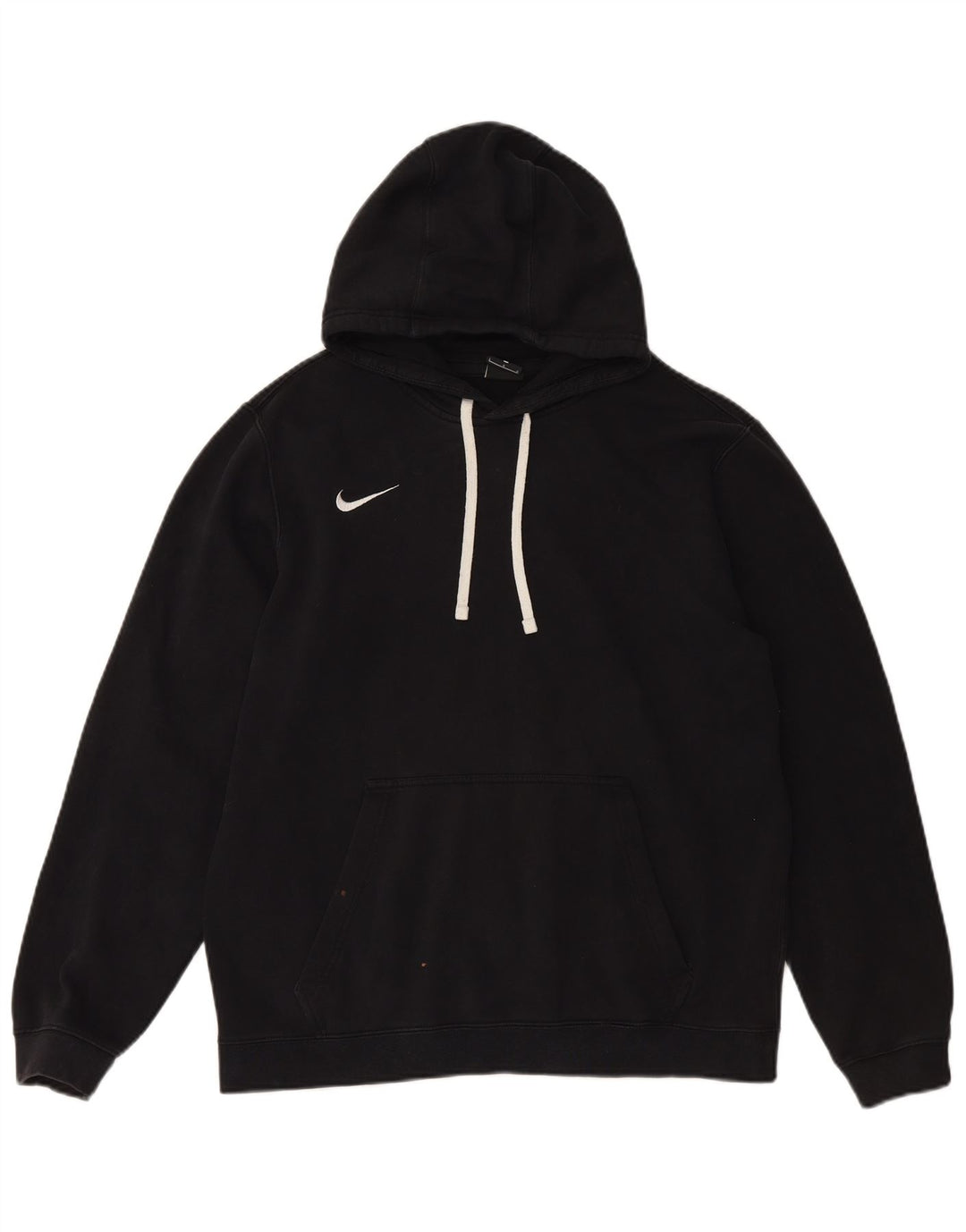 Pulover NIKE pentru bărbați, bumbac mare, negru