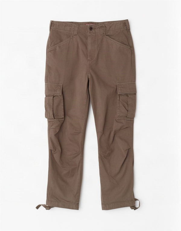 Pantaloni cargo drepti pentru femei Joe Browns UK 8 Small W26 L26 Kaki Bumbac