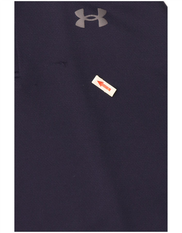 Tricou polo pentru bărbați Under Armour XL, poliester bleumarin