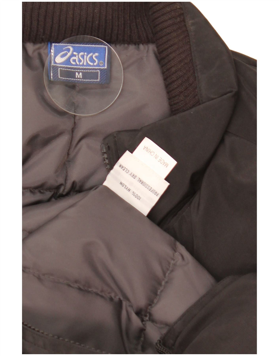 Jachetă căptușită pentru bărbați Oasis UK 38 Medium Black Nylon