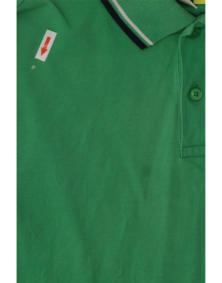 Tricou polo pentru bărbați Diadora, bumbac verde mediu
