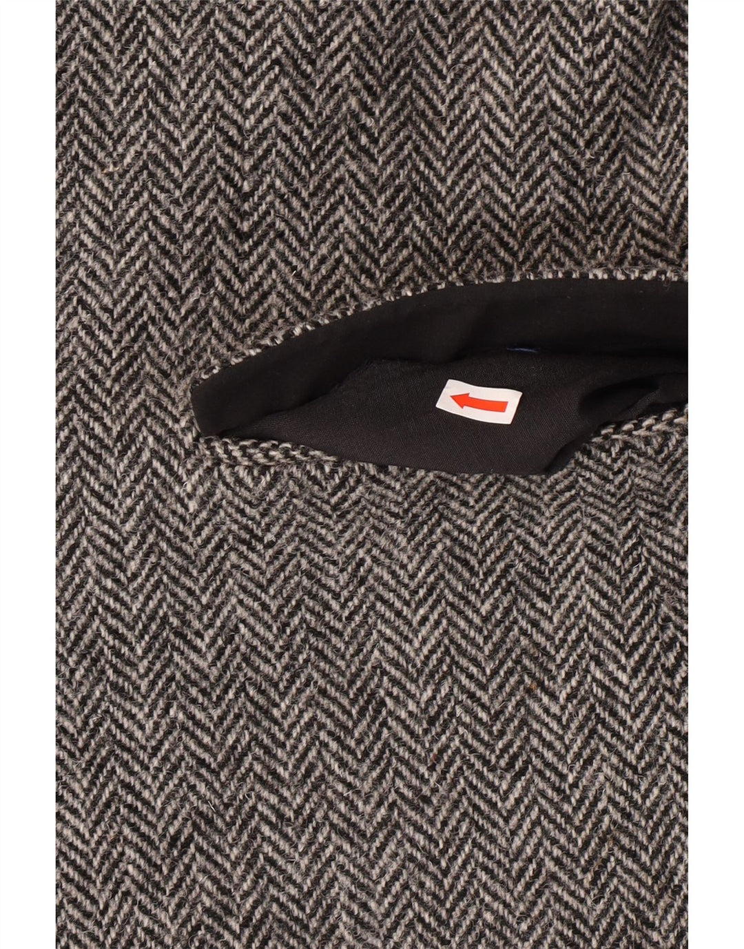 HARRIS TWEED Blazer Jacket pentru bărbați UK 40 Large Gris Herringbone Classic