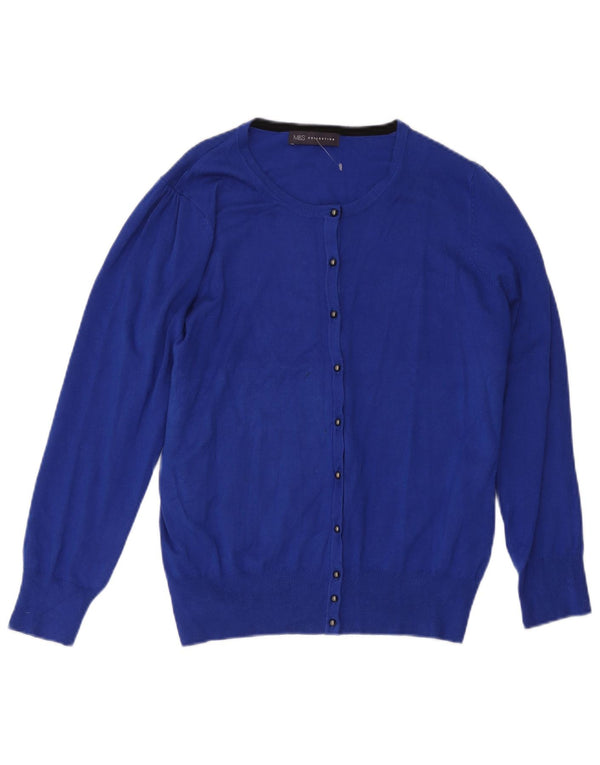 Pulover cardigan pentru femei Marks & Spencer UK 22 3XL Blue Viscose