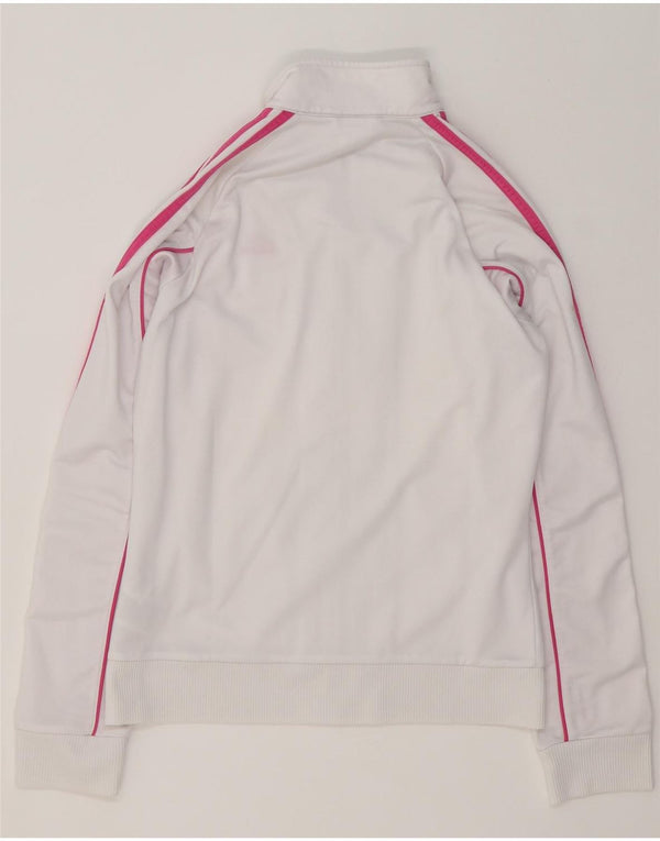 Jachetă de trening Adidas pentru femei UK 12 Medium White Colorblock Poliester