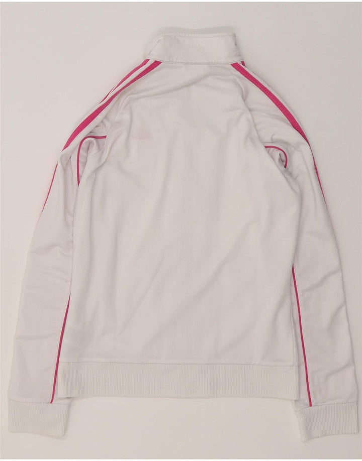 Jachetă de trening Adidas pentru femei UK 12 Medium White Colorblock Poliester