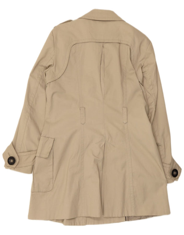 Trench pentru femei Zara UK 14 mare, bej, nailon