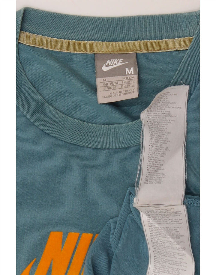Tricou grafic Nike pentru bărbați Top UK 39/41 Medium Blue Bumbac