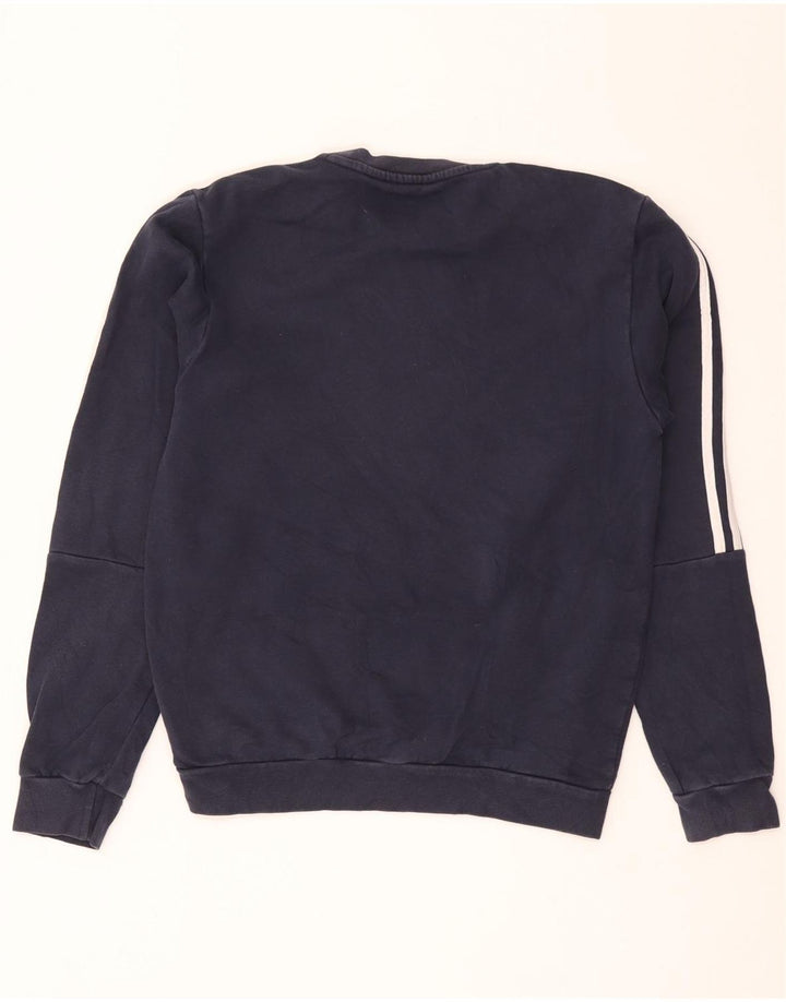 Hanorac pentru bărbați Adidas Jumper mic, bleumarin, bumbac