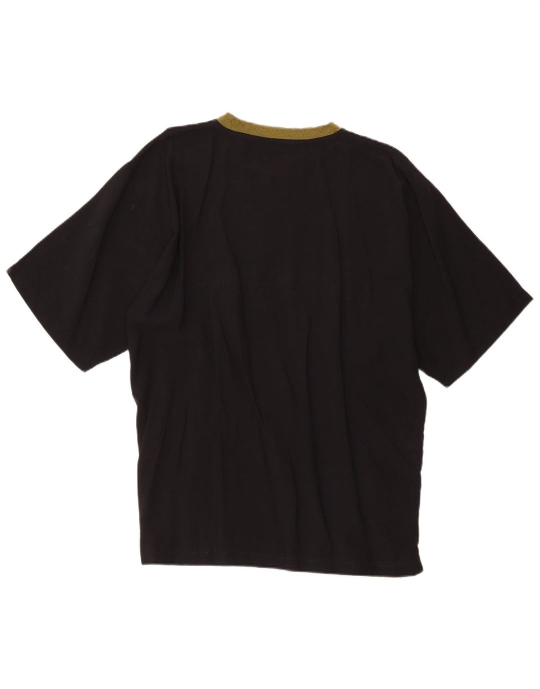Tricou grafic vintage pentru bărbați Top mare, negru, viscoză