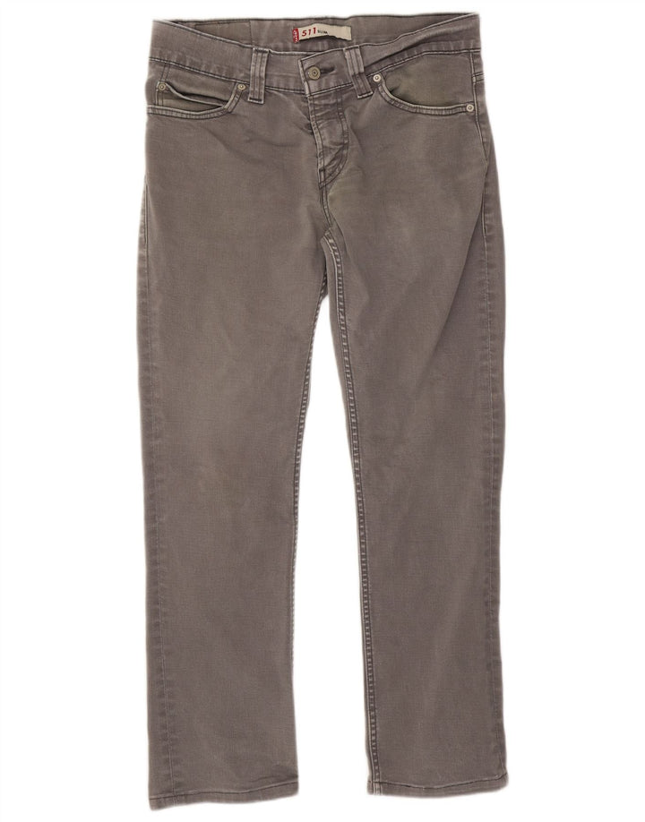 Blugi Levi's 511 Slim pentru femei W32 L28 bumbac gri