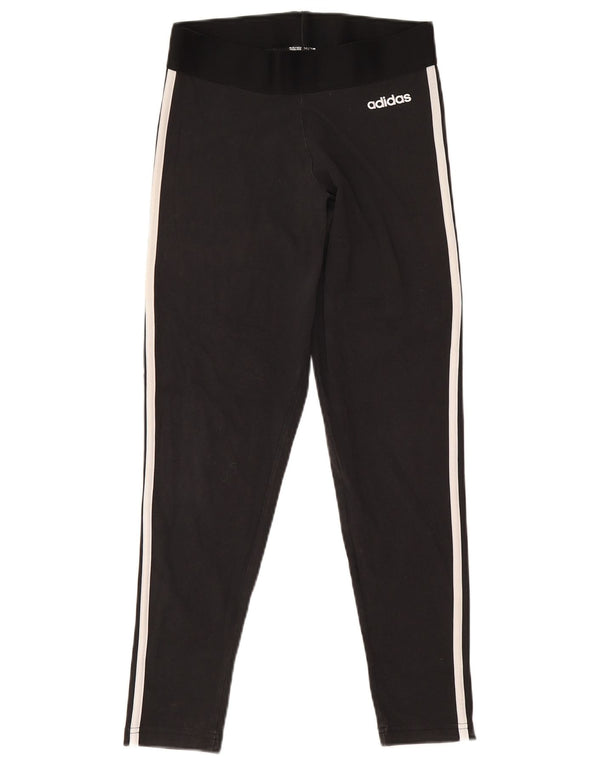 Leggings pentru femei Adidas UK 12/14 bumbac mediu negru