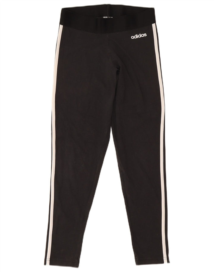 Leggings pentru femei Adidas UK 12/14 bumbac mediu negru