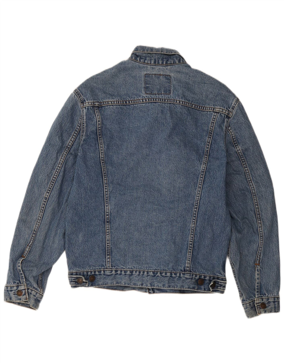 Jachetă de blugi pentru bărbați Levi's UK 38, bumbac albastru mediu