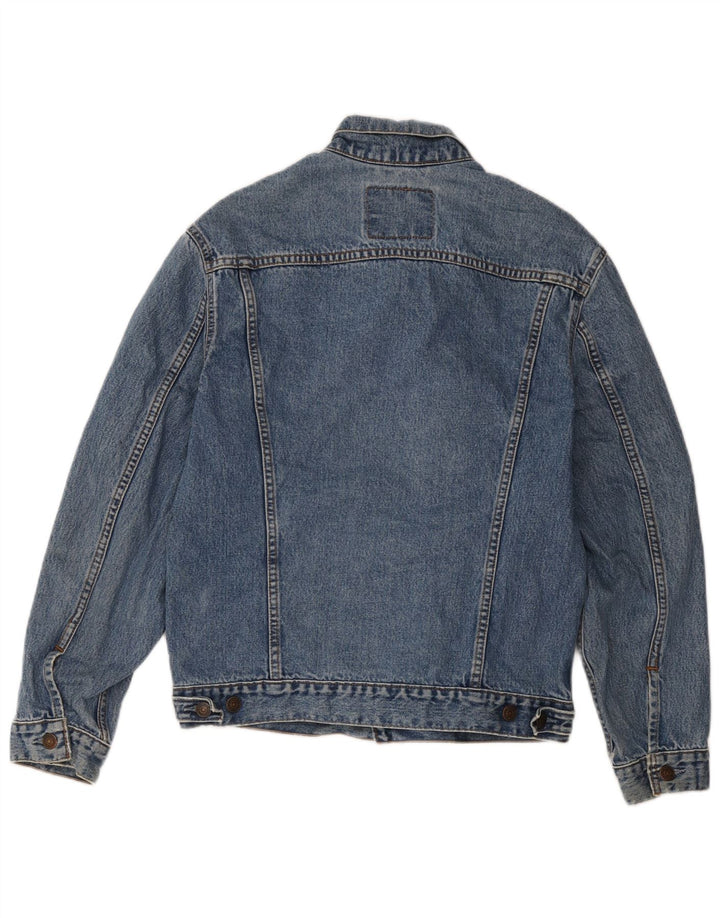 Jachetă de blugi pentru bărbați Levi's UK 38, bumbac albastru mediu