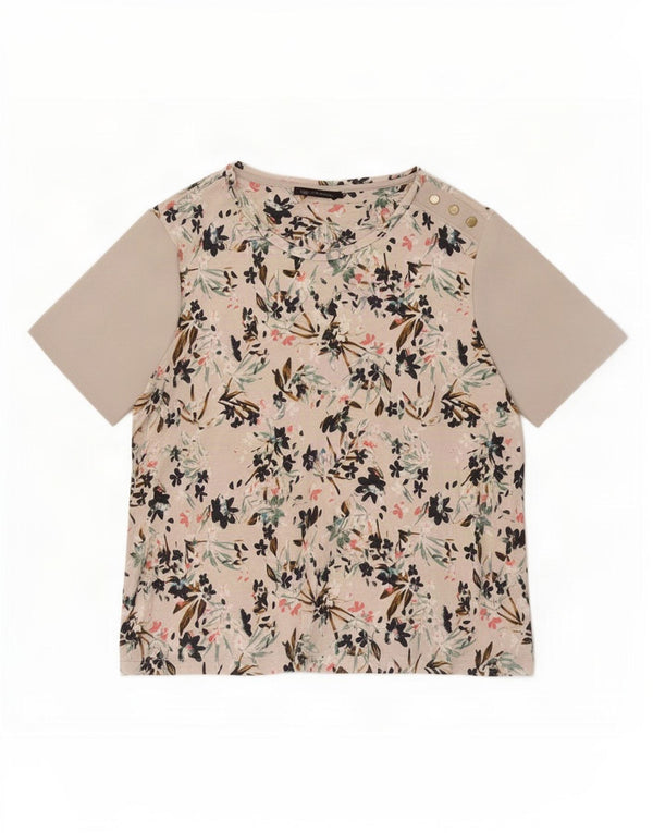 Bluză pentru femei Marks & Spencer UK 20 2XL Gri Floral Viscose