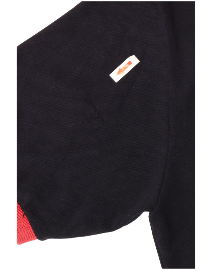 AUSTRALIAN L'ALPINA Tricou polo rugby pentru bărbați IT 50 Poliester mediu negru