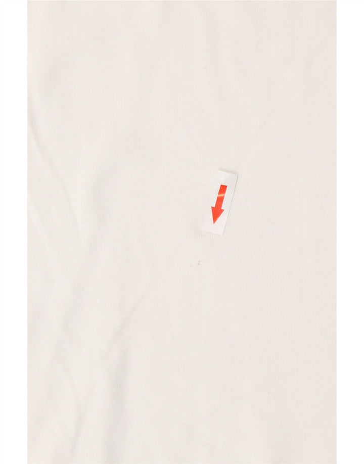 Tricou Adidas pentru femei Top UK 12 Medium White Bumbac
