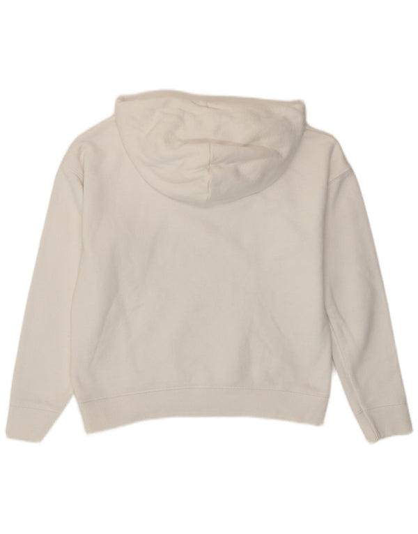 Pulover supradimensionat pentru femei Tommy Hilfiger UK 6 XS Bumbac alb