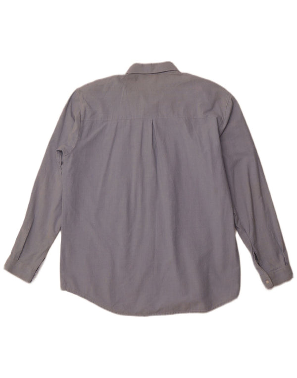 Cămașă VINTAGE pentru femei UK 18 XL, albastru, bumbac, floral, retro