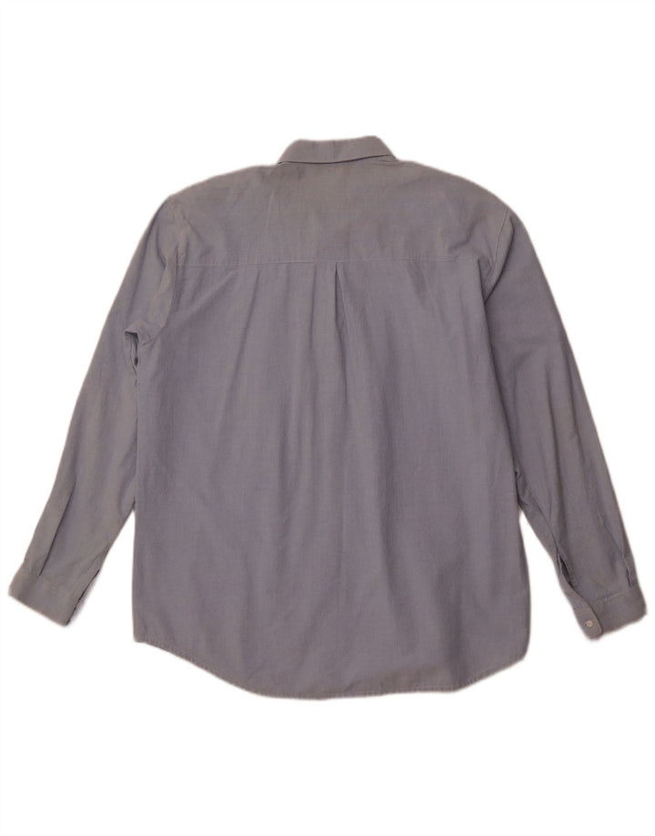 Cămașă VINTAGE pentru femei UK 18 XL, albastru, bumbac, floral, retro