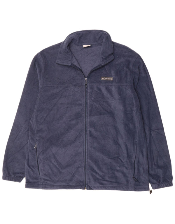Jachetă fleece Columbia pentru bărbați UK 44 2XL bleumarin poliester