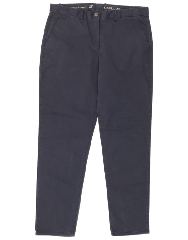 Pantaloni chino pentru femei Gap Broken In Straight US 8 Medium W34 L29 Bleumarin