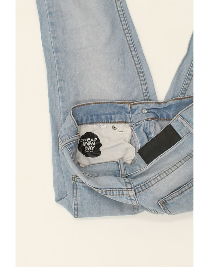 CHEAP MONDAY Womens Slim Jeans W27 L27  Blue Cotton Vintage Cheap Monday and Second-Hand Cheap Monday from Messina Hembry 